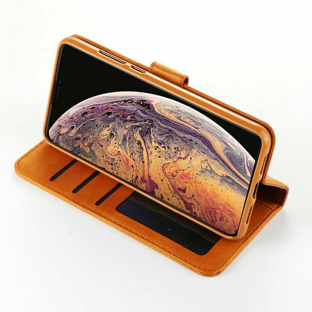 Galaxy A50 Wallet Leather Case Flip Magnetic Card Slot Cover-Grey