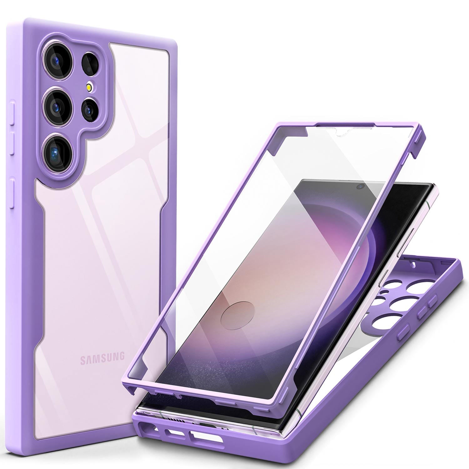 For Galaxy A13 A73 A54 A34 A14 Shockproof Rugged 360 Full Body Case Cover