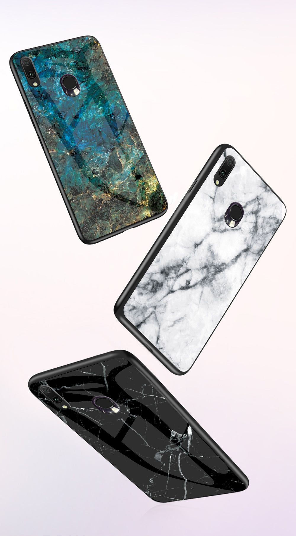 Samsung Galaxy A70 Case Clear Glass Duty Shockproof Slim Cover