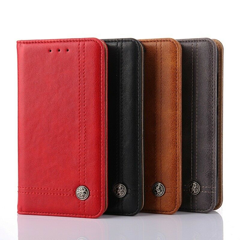 Luxury Leather Wallet case cover for LG G7 ThinQ