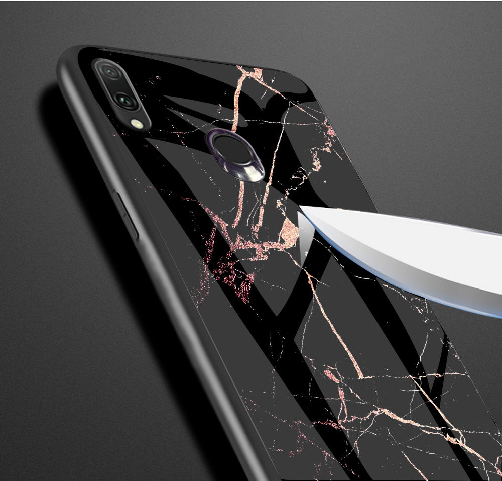 Samsung Galaxy A30 Case Clear Glass Duty Shockproof Slim Cover