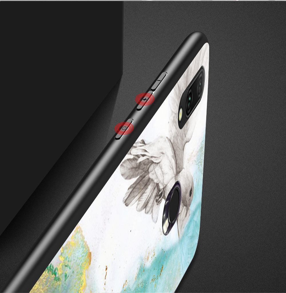 Samsung Galaxy A70 Case Clear Glass Duty Shockproof Slim Cover