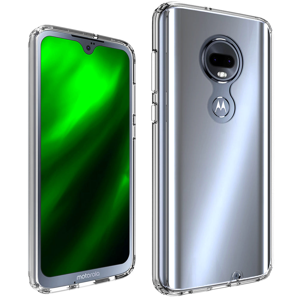 Moto G7 Case, Maxshield Rugged Armor Ultra Clear Cover for Motorola