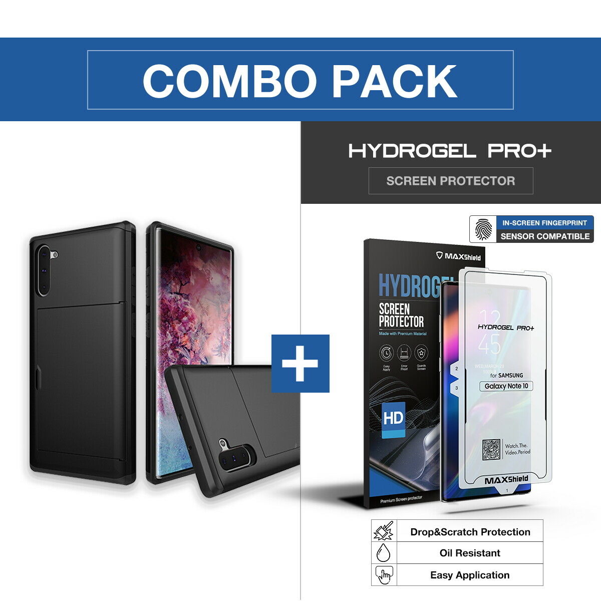 Samsung Galaxy Note 10 Plus 5G Case Maxshield Slim Shockproof Bumper Cover