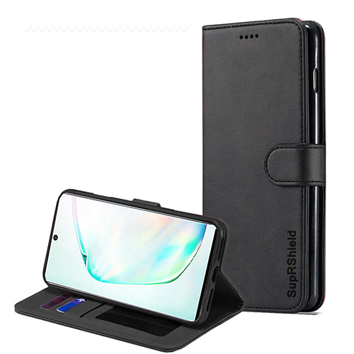 Samsung Galaxy Note 10 Plus Luxury Leather Wallet Flip Case Cover