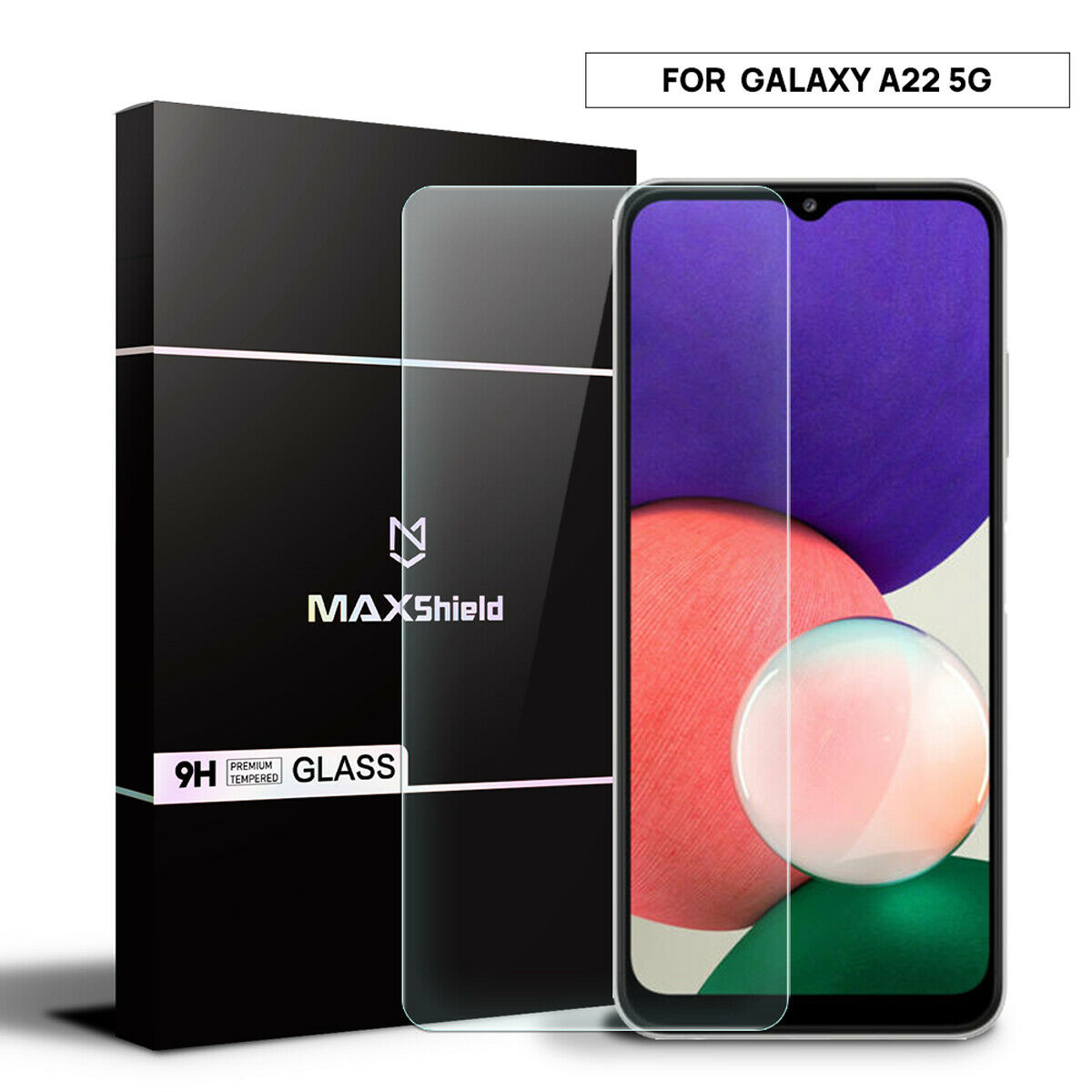 For Samsung Galaxy A22 A12 A32 A52 5G Full Cover Tempered Glass Screen Protector