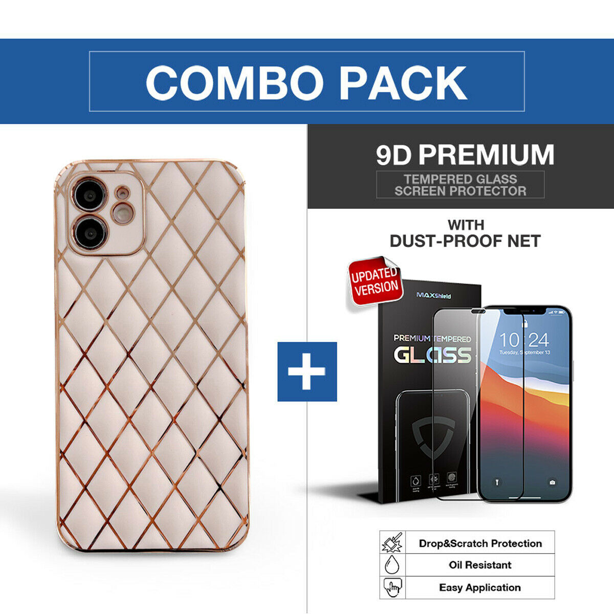 For iPhone 12 Case Shockproof Leather Marble Soft Slim Wallet Girl Cover