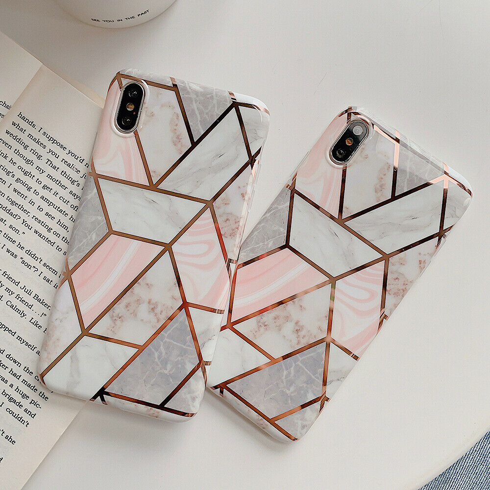 iPhone XS MAX Case Shockproof Tough Marble Soft Cover for Apple