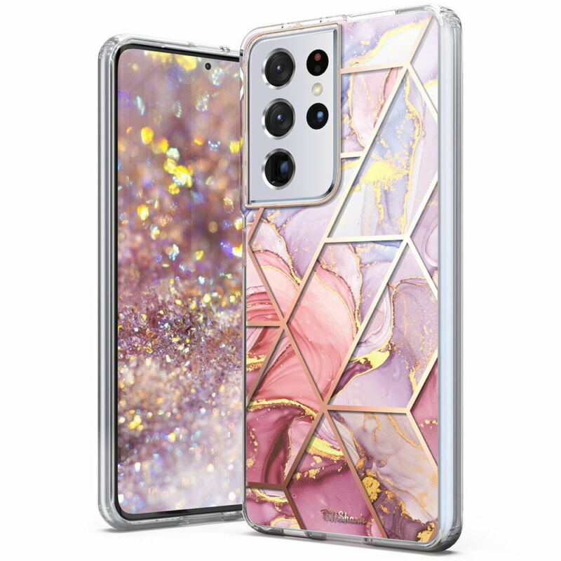 For Samsung Galaxy S21 5G Case Clear Slim Marble Shockproof Cover