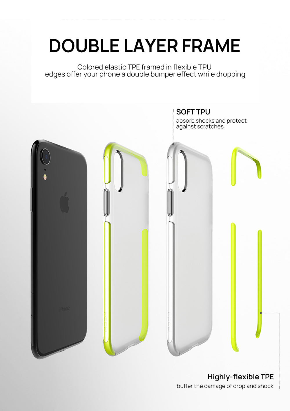 iPhone 8 Clear Matte Soft TPU Case Cover