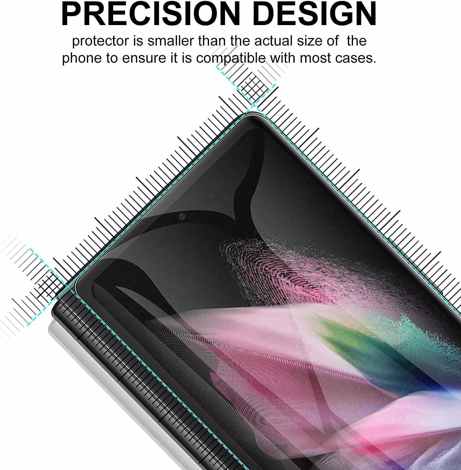 For Galaxy Z Fold3 5G Screen Protector MAXSHIELD Full Coverage Case Cover