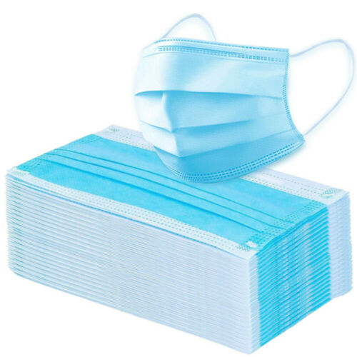 200 Pcs Disposable 3-Ply Face Mask Protective Meltblown AU for General Use
