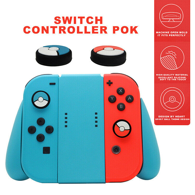 2/4x Thumb Grip Silicone Cover Case Joystick Caps For Nintendo Switch OLED Lite