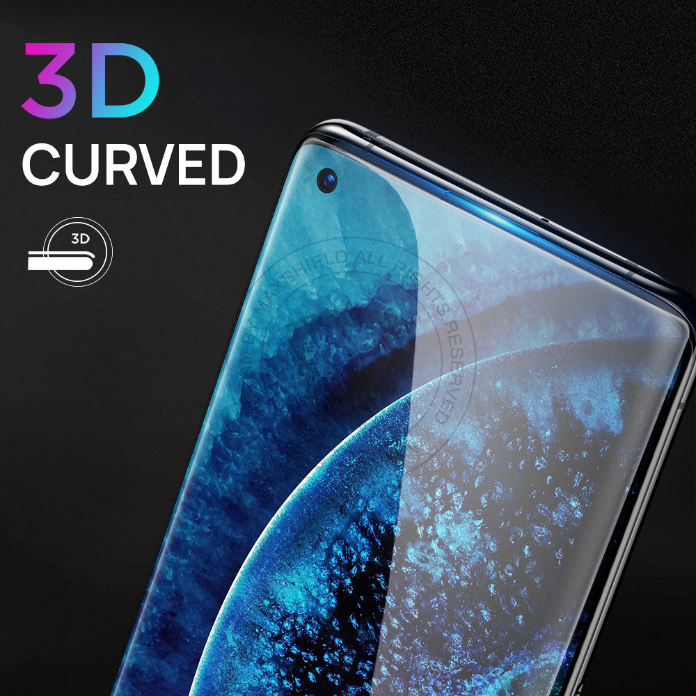 MAXSHIELD OPPO FIND X3 Pro Screen Protector Tempered Full Cover UV Glass