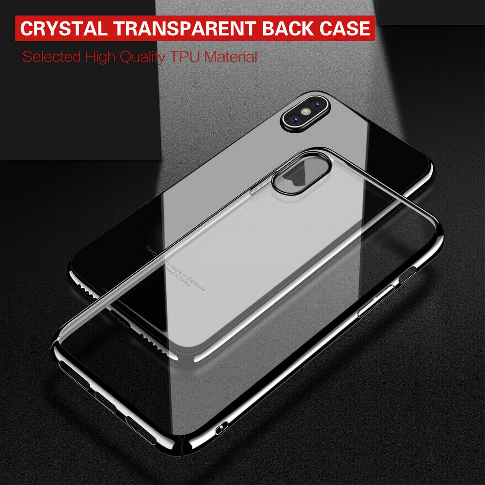For LG V40 Case Luxury Plating TPU Clear Shockproof Thin Cover