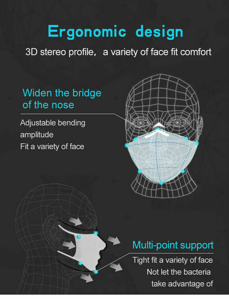 1 Pink Washable Reusable Anti Air Pollution Face Mask With Respirator &2 Filters for Kids-1 Pack