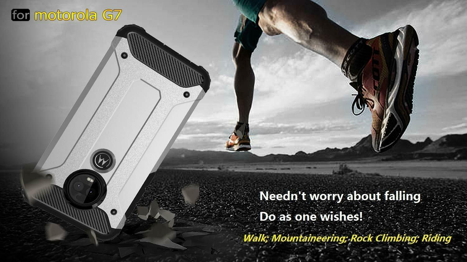 Motorola Moto G5s Case, Rugged Heavy Duty Case Cover