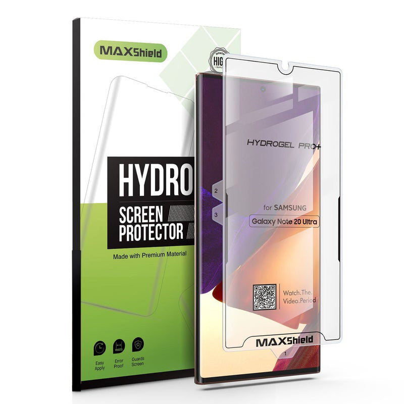 2X GALAXY NOTE 20 Ultra 4G 5G MAXSHIELD Hydrogel Film Screen Protector