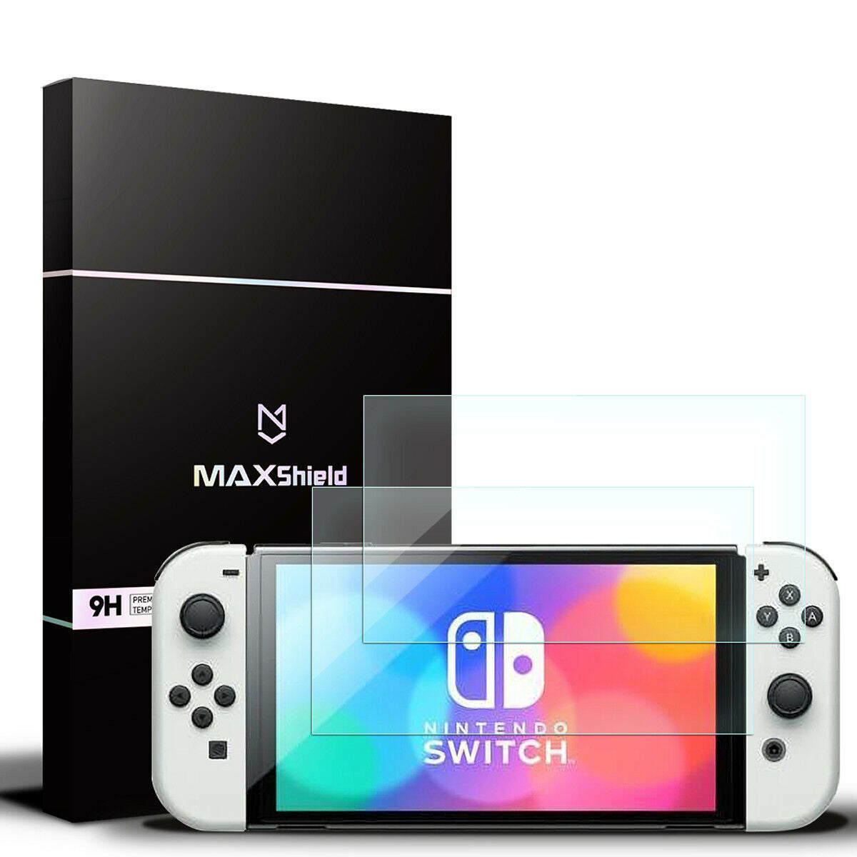 2x For Nintendo Switch OLED Model Lite Console Tempered Glass Screen Protector