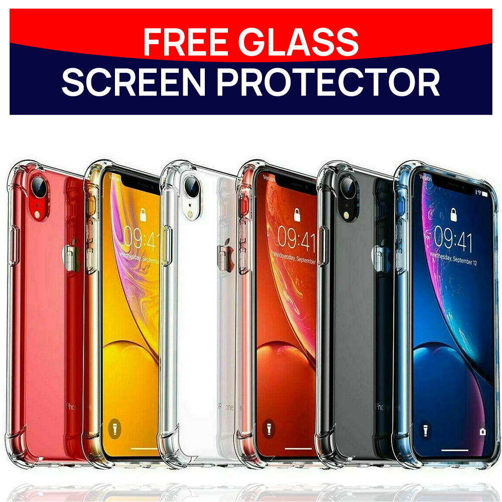 Clear Case For iPhone 8 Shockproof Silicone Protective