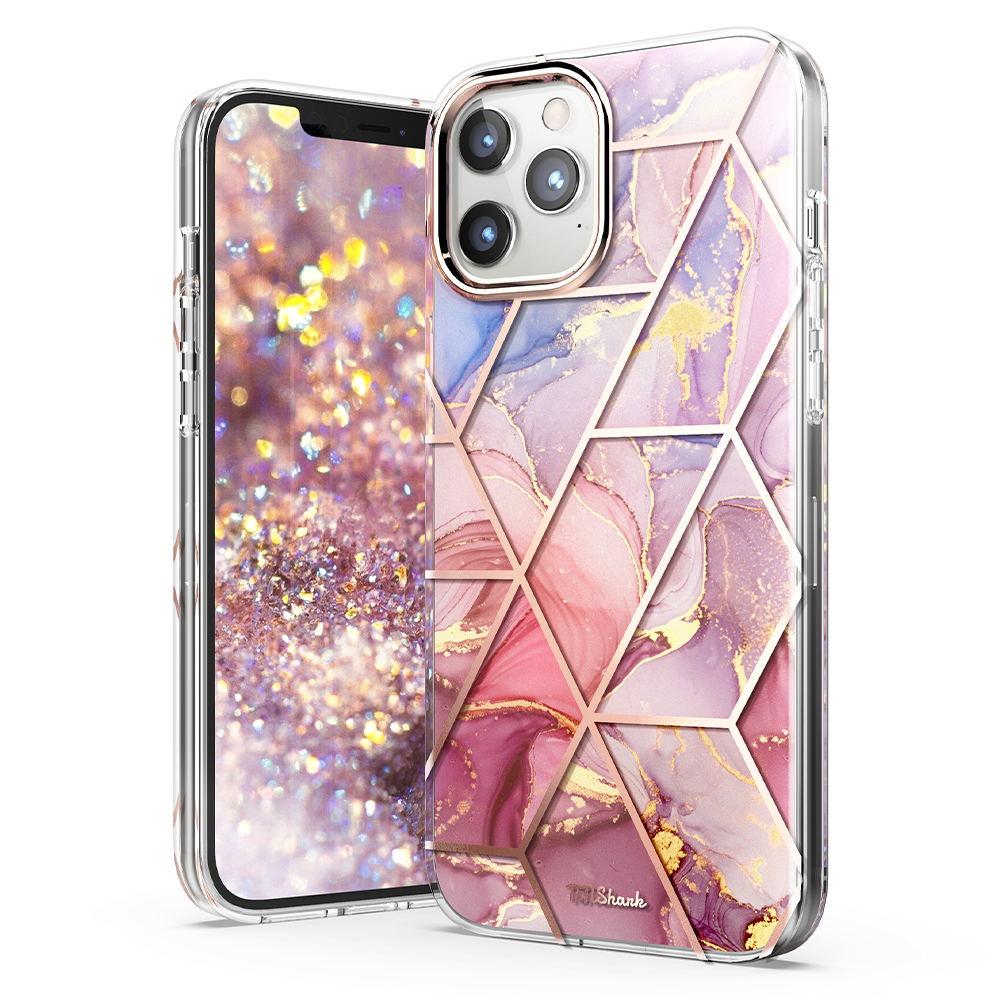 For Apple iPhone 12 Pro 6.1" Case Clear Slim Stylish Marble Shockproof Cover