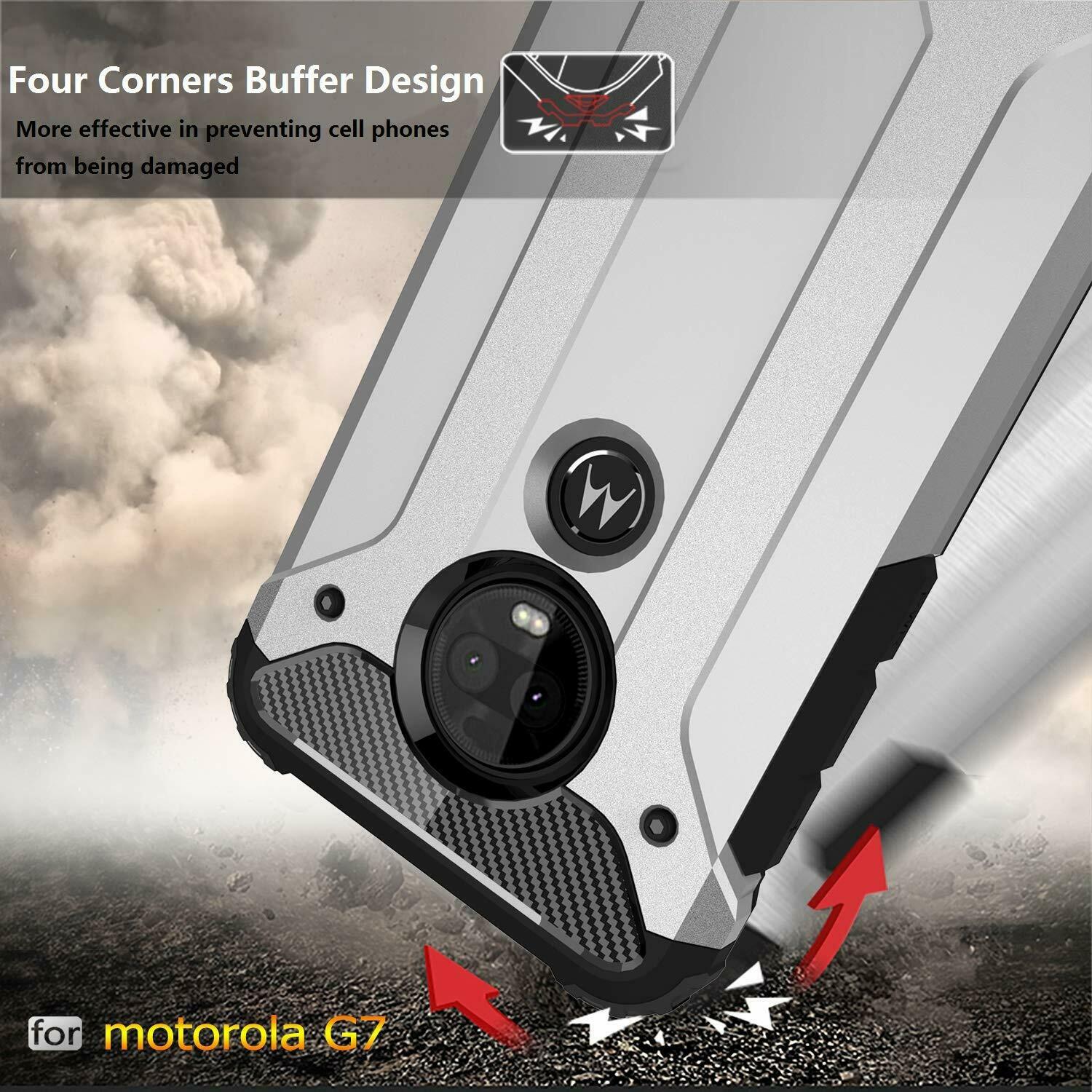 Motorola Moto G5s Case, Rugged Heavy Duty Case Cover