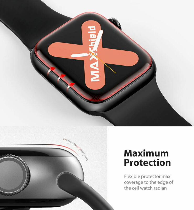 Screen Protector for Apple Watch Series 7th 41 45mm 2021 Soft TPU Flim iWatch