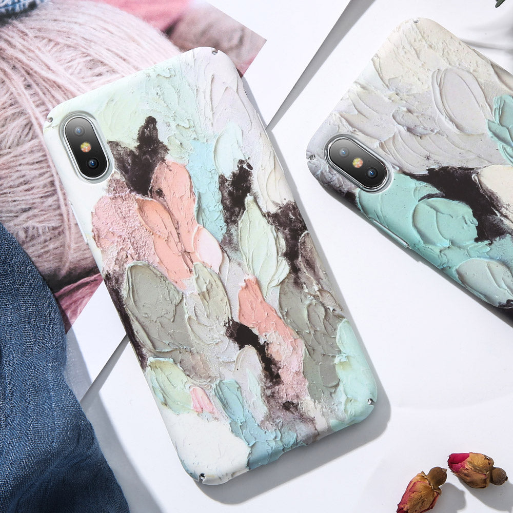 iPhone X Case Pattern Shockproof Thin Soft Silicone Tough Cover