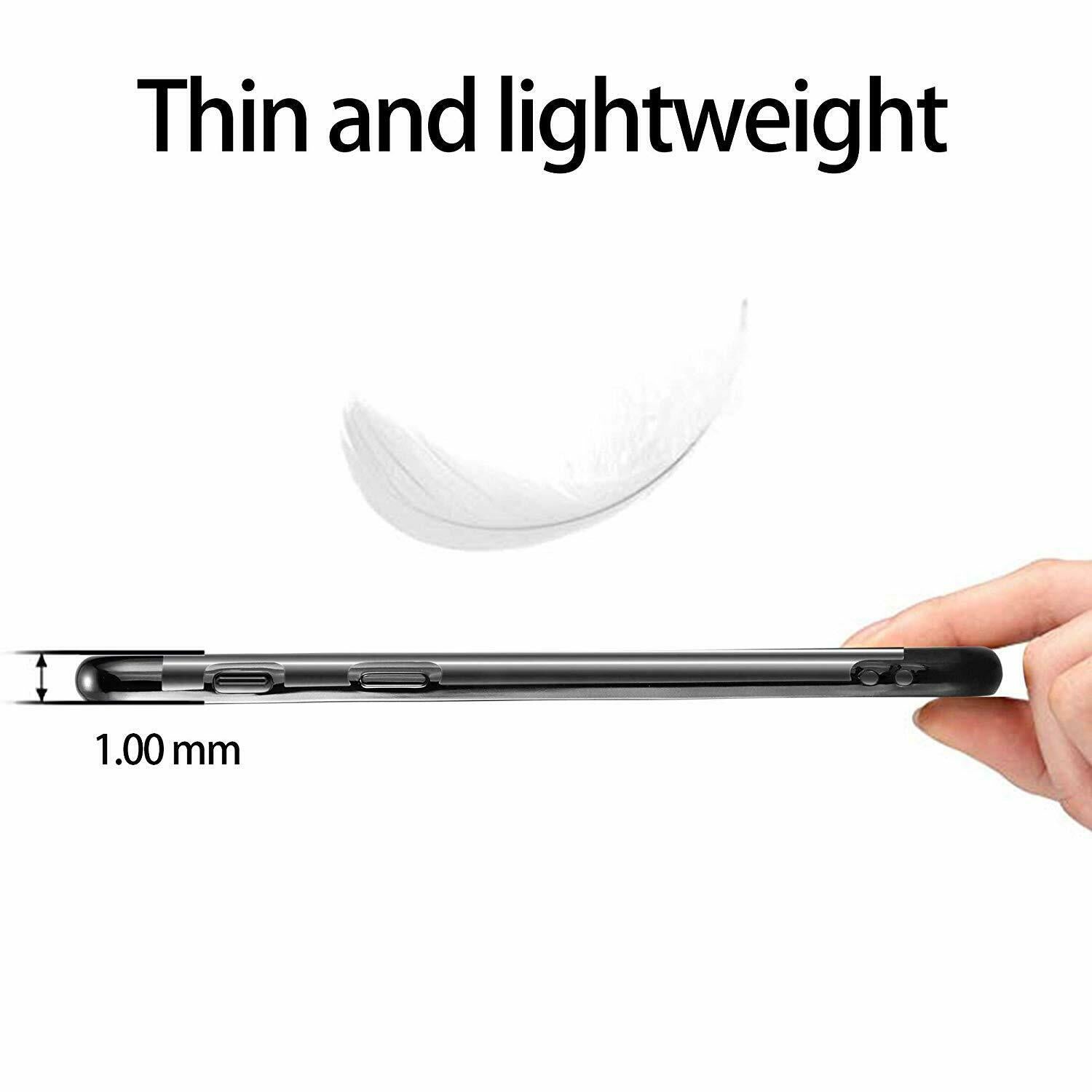 For LG Q60 Soft Electroplated Clear Back Phone Case Cover+Screen Protector