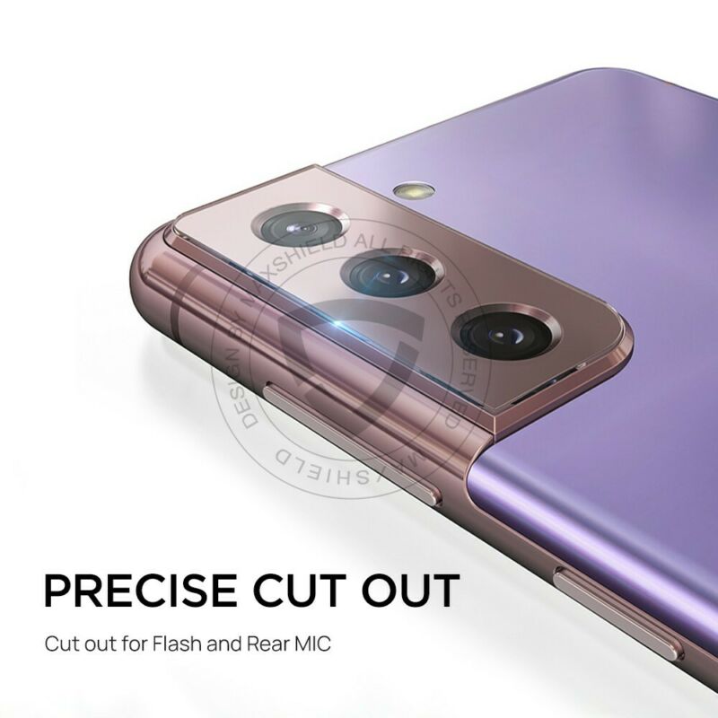 MAXSHIELD For Galaxy S21 Plus Camera Lens Tempered Glass Screen Protector