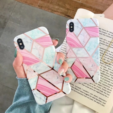 iPhone X Case Shockproof Tough Marble Soft Cover for Apple