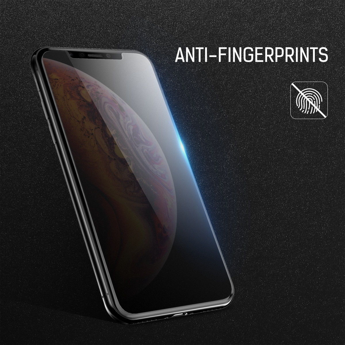 MAXSHIELD Matte Tempered Glass Screen Protector For Apple iPhone XI 11