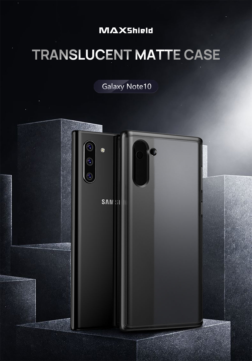 Galaxy Note 10 Case Rugged Armor Slim Shockproof Bumper Cover Samsung