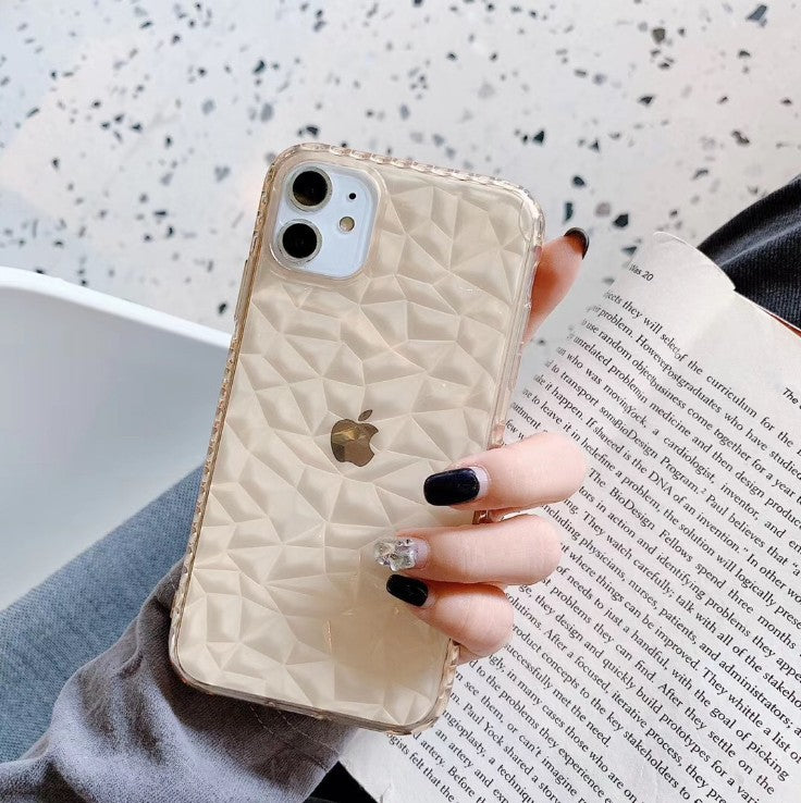 Clear Marble Shockproof Case Glitter Soft Silicone Cover For iPhone 12