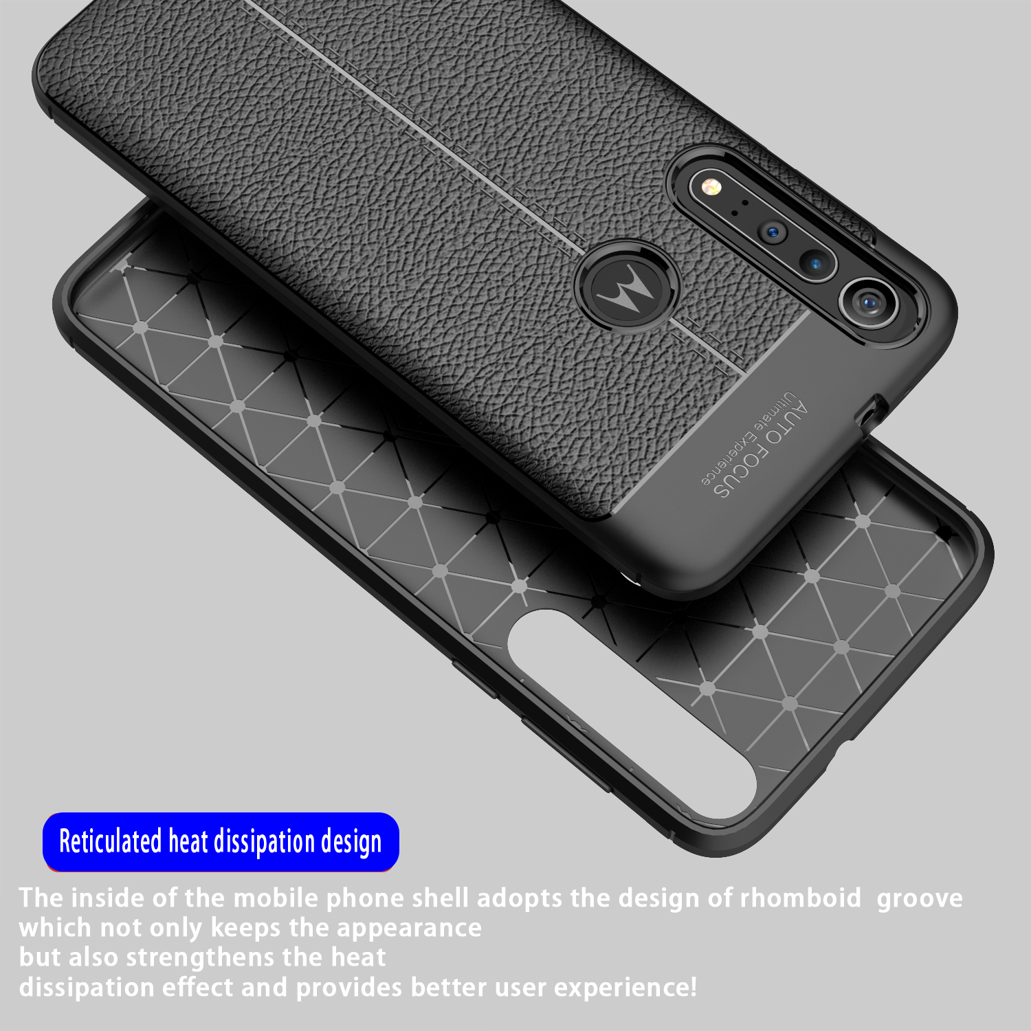 Motorola Moto G6 Play  Carbon Fiber Case Cover