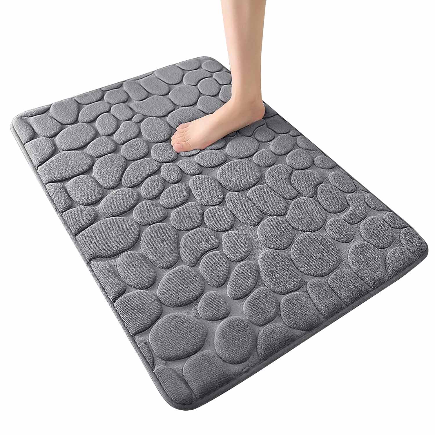 Non-slip Bathroom Carpet Super Absorbent Memory Foam Shower Bath Mat Door Mat