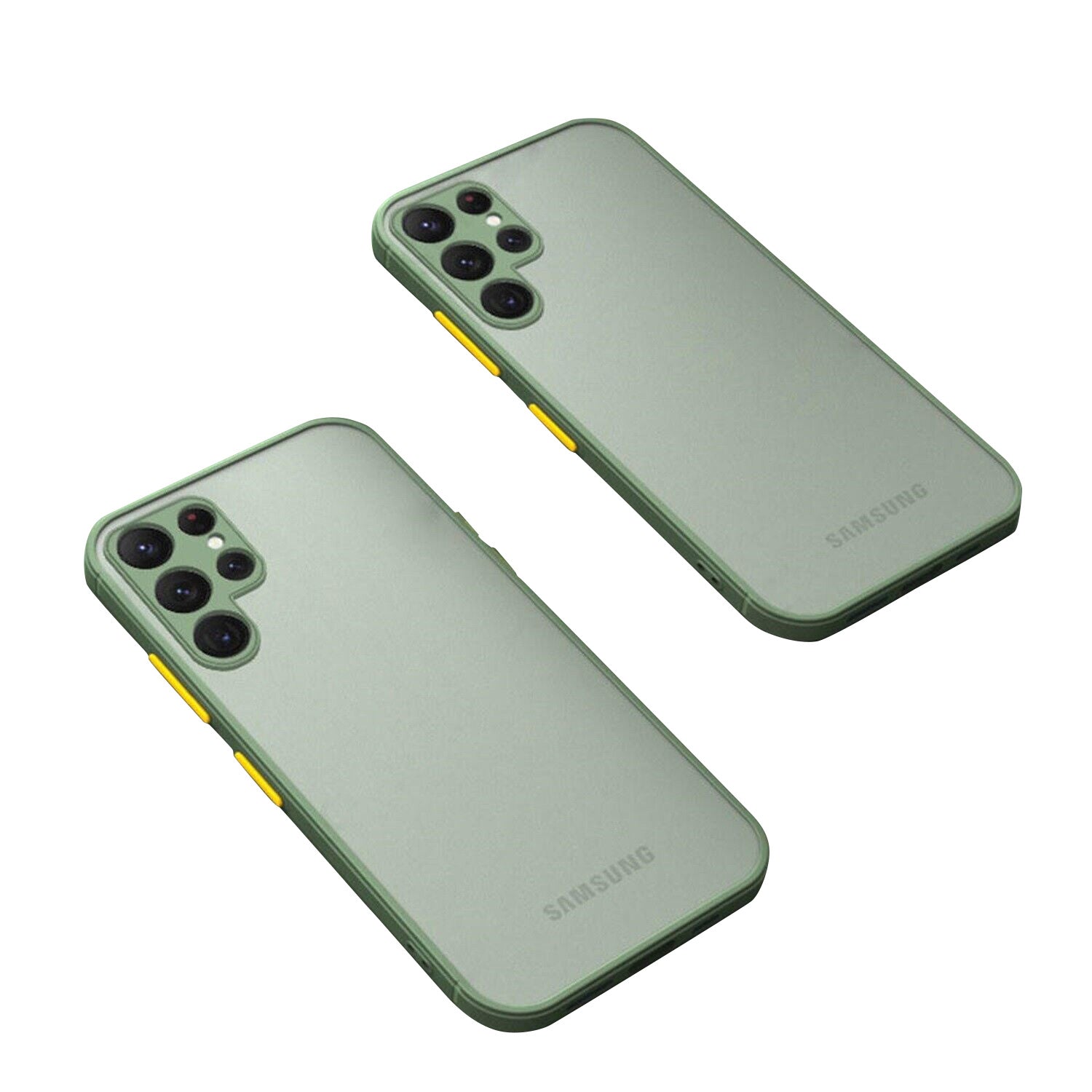 For Samsung S23 Ultra Plus A73 A53 A22 A13 4g 5g Case Shockproof Armor Matte Bumper Back Cover