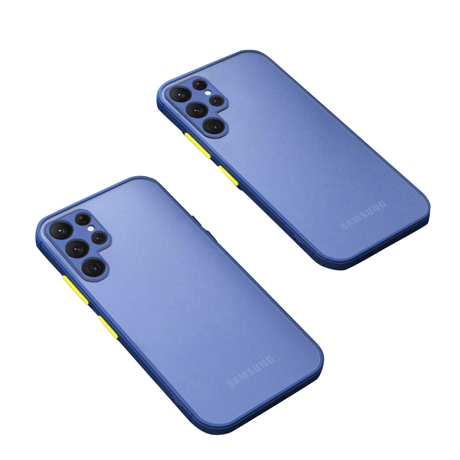 For Samsung S23 Ultra Plus A73 A53 A22 A13 4g 5g Case Shockproof Armor Matte Bumper Back Cover