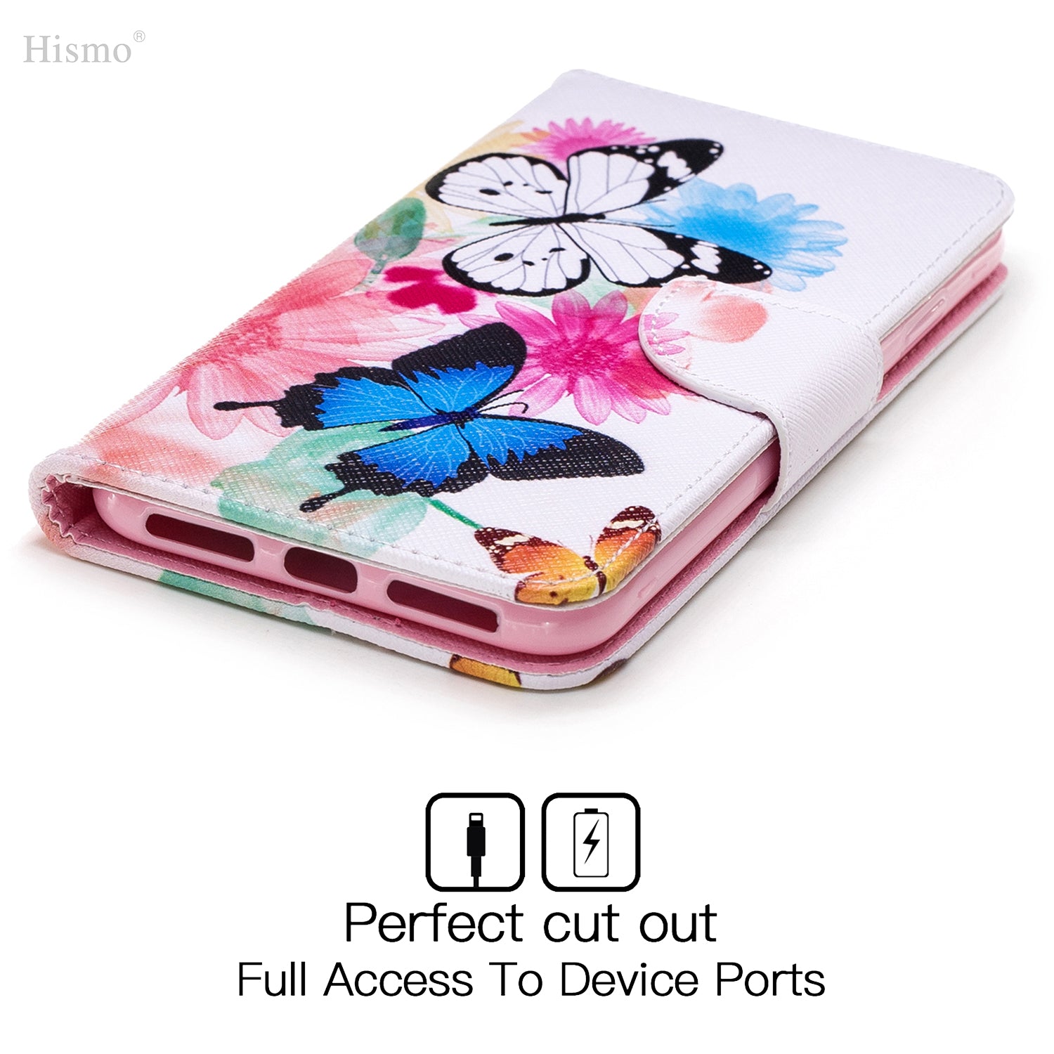Samsung Galaxy A70 Wallet Leather Case Flip Magnetic Card Slot Cover-Beautiful Butterfiy