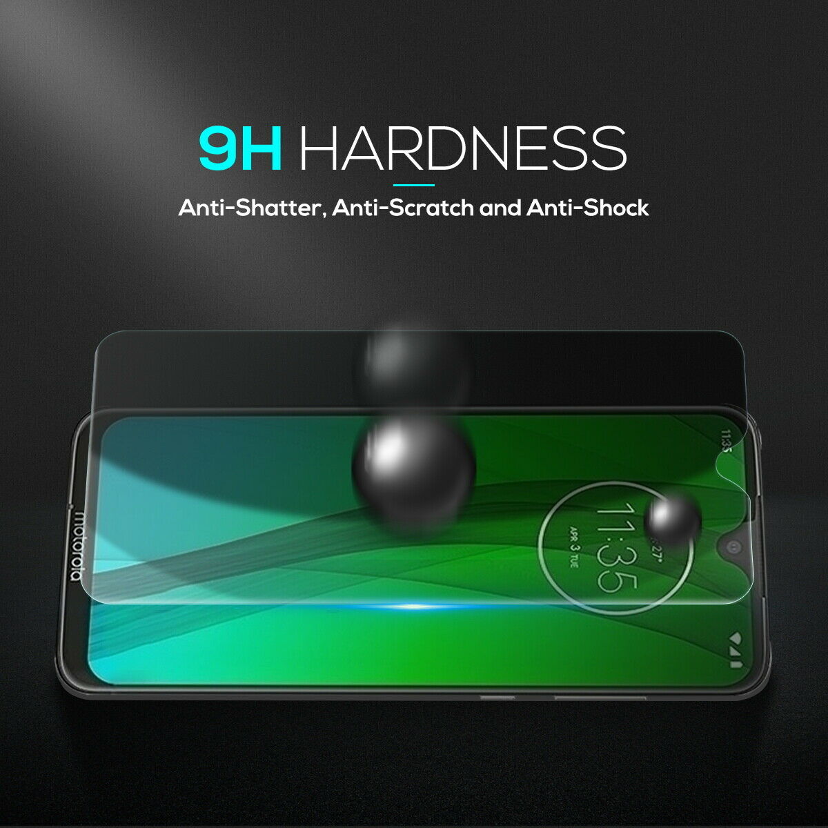 2X Motorola Moto G6 Plus Tempered Glass Screen Protector