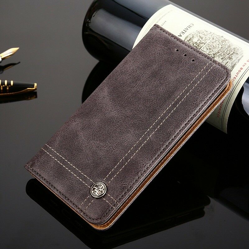 Luxury Leather Wallet case cover for LG G7 ThinQ