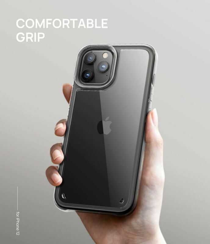 MAXShield For iPhone 12 Pro Max Mini Case,Matte Clear Slim Heavy Duty Cover