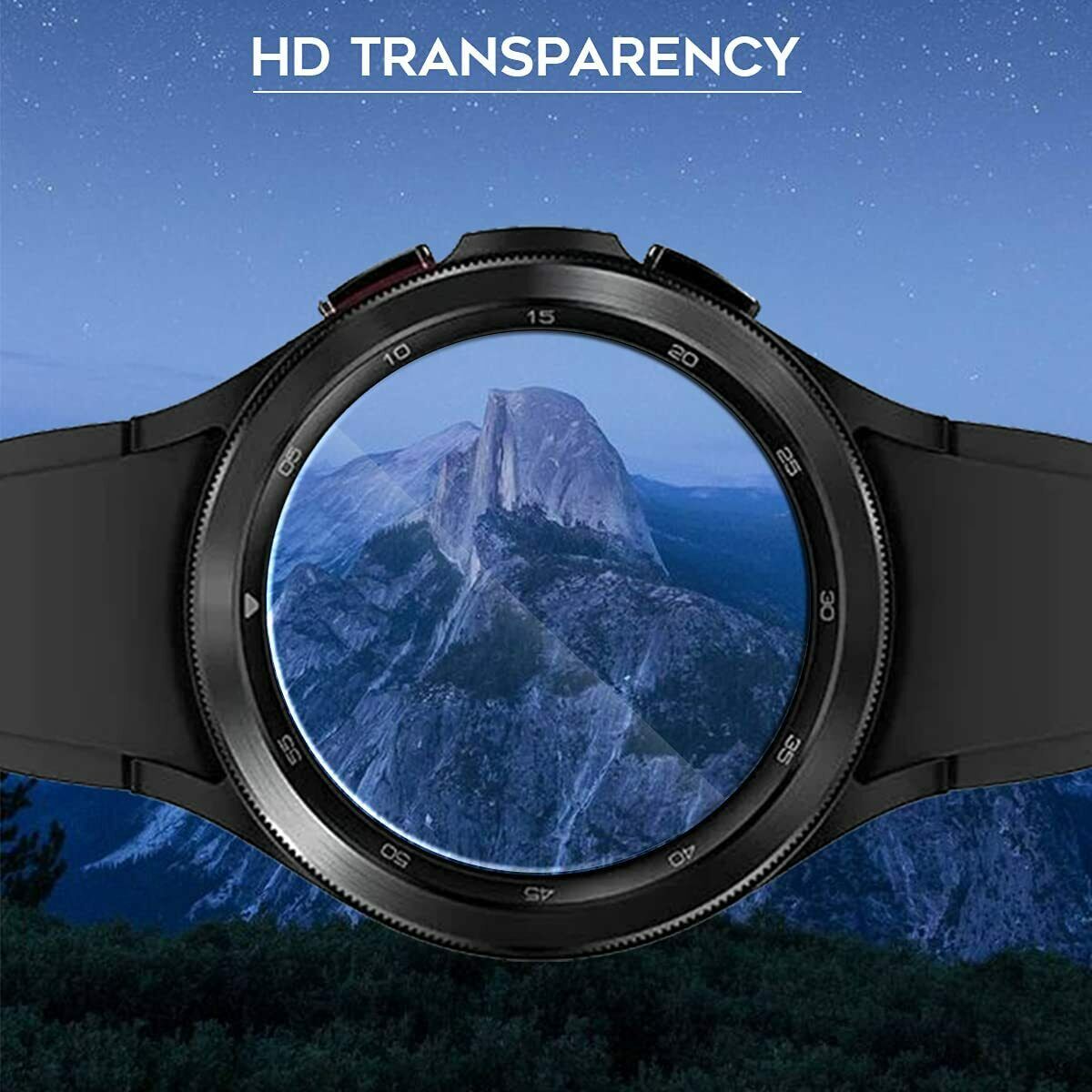 MaxShield Screen Protector for Galaxy Watch 4 Classic 40 42 44 46 Tempered Glass