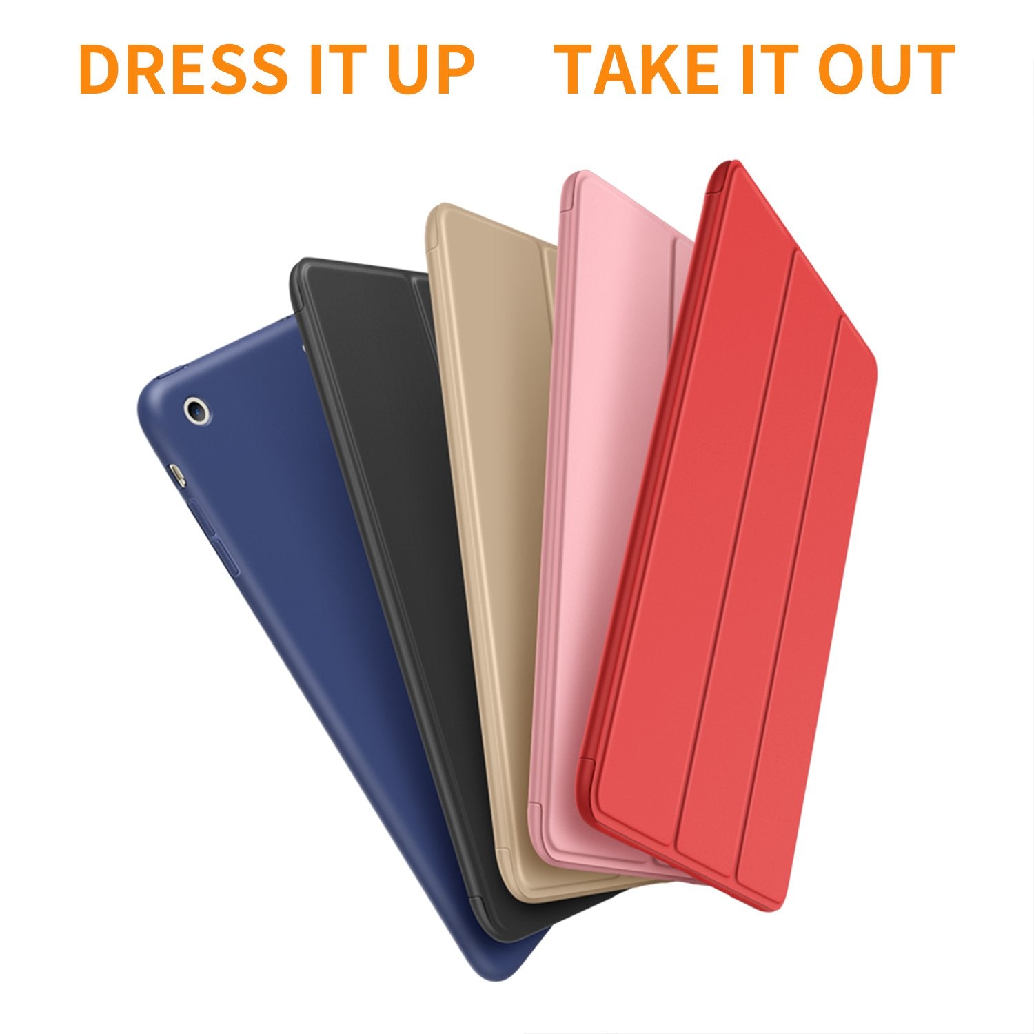 Apple iPad Air2 Leather Shockproof Flip Smart Case Cover