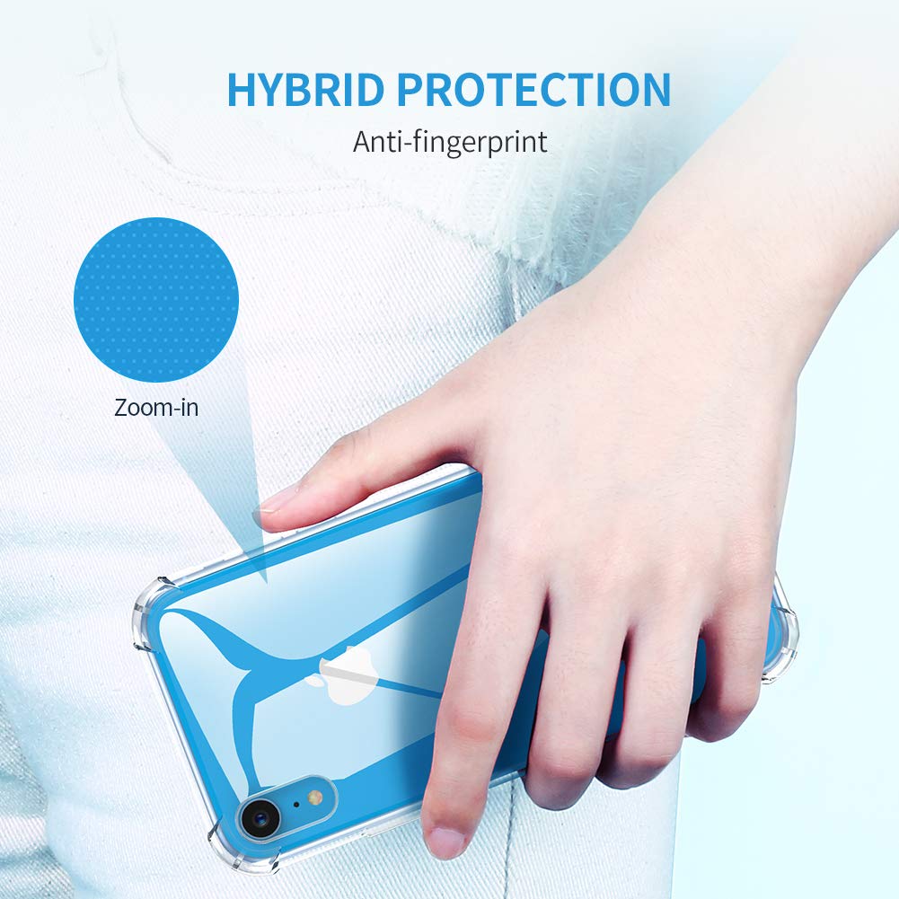 Clear Case For iPhone XS Max Shockproof Silicone Protective