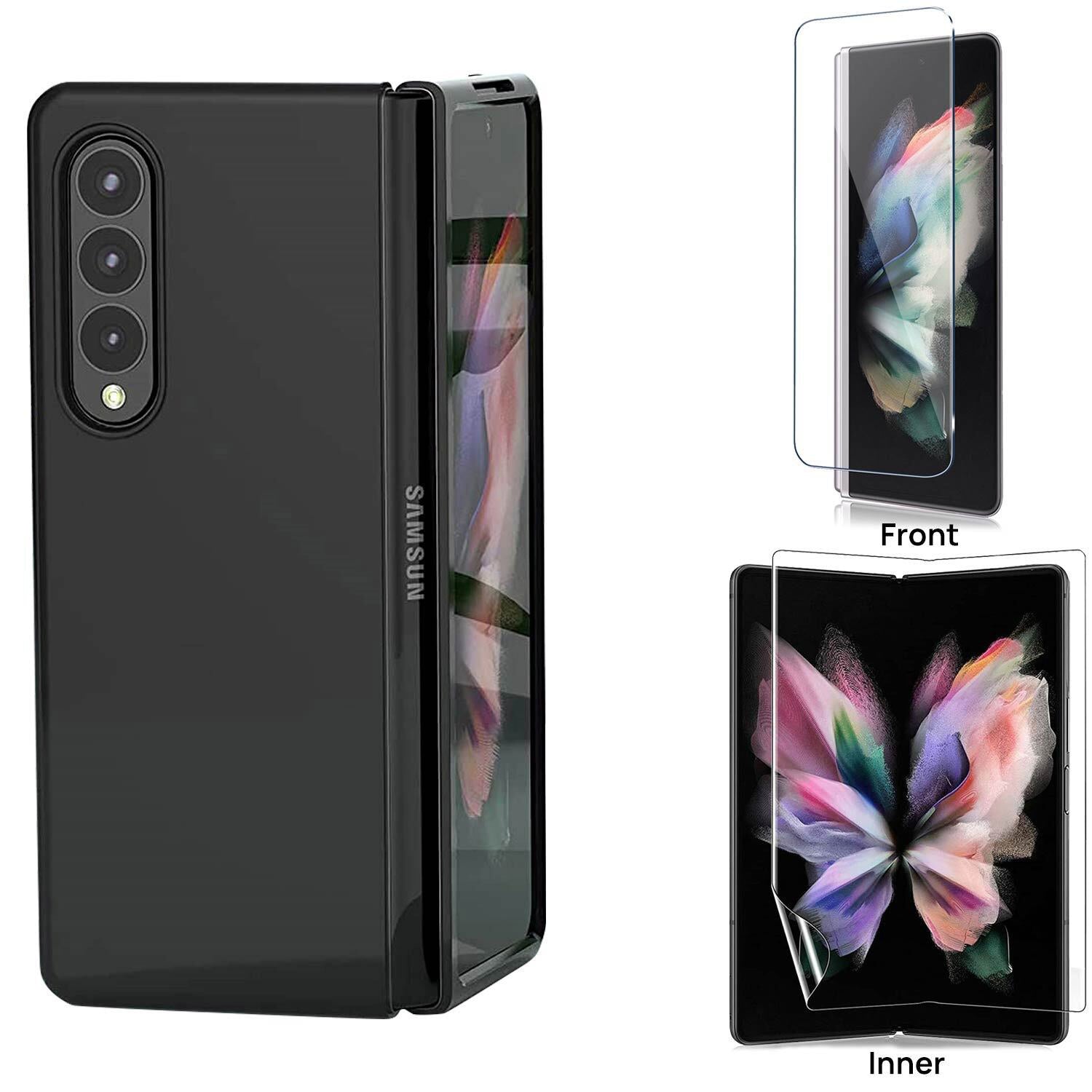 MAXSHIELD For Samsung Galaxy Z Fold 4 5G Case Heavy Duty Shockproof Cover