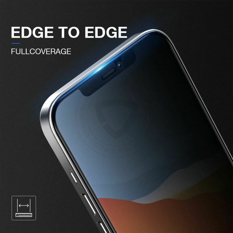 Privacy Anti-Spy Full Glass Tempered Screen Protector For iPhone 12 Pro / iPhone 12