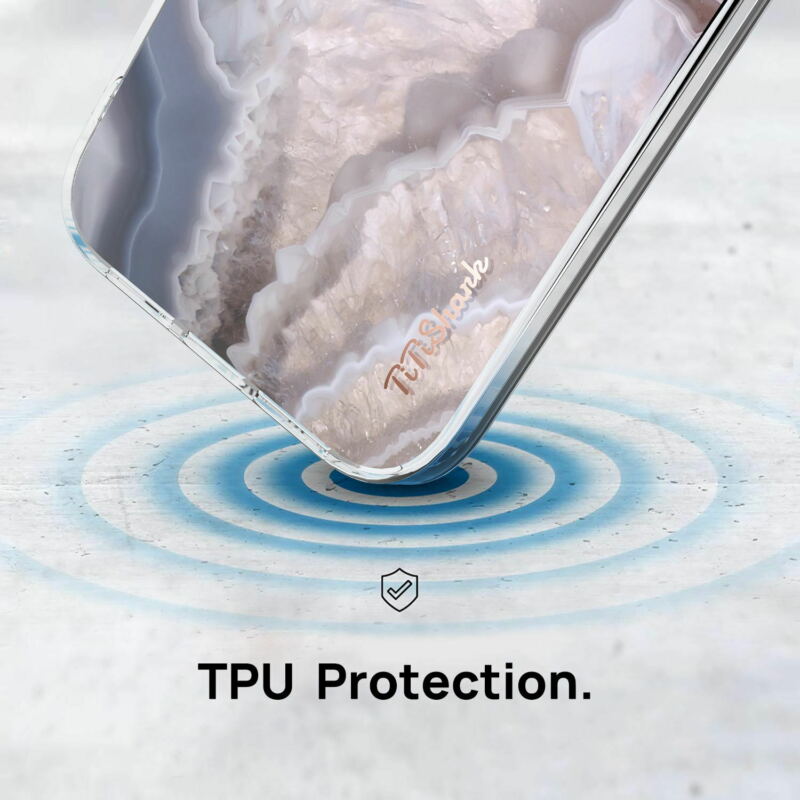 For Apple iPhone 12 Pro Max 6.7" Case Clear Slim Stylish Marble Shockproof Cover