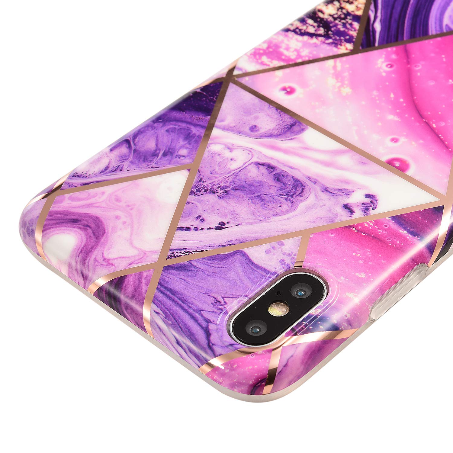 iPhone X Case Shockproof Tough Marble Soft Cover for Apple