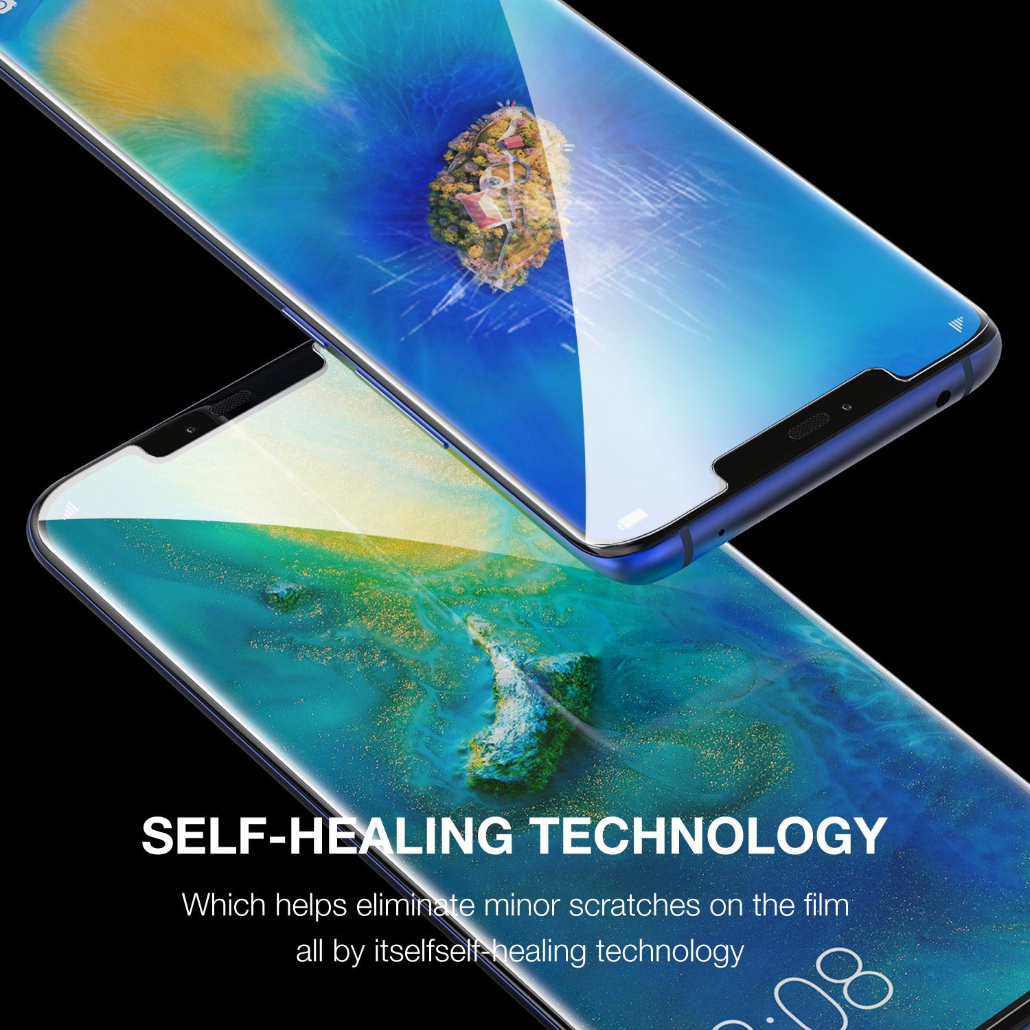 Huawei P30 Pro HYDROGEL AQUA FLEXIBLE Crystal Film Screen Protector